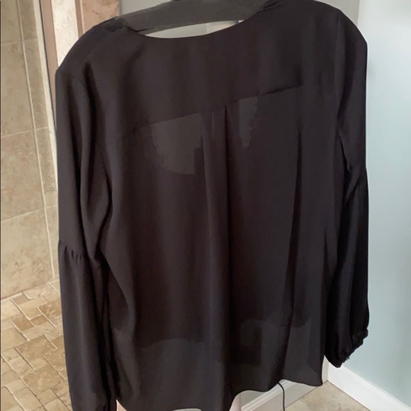 BCBGmaxazria Layered Surplice Blouse - Picture 7 of 7